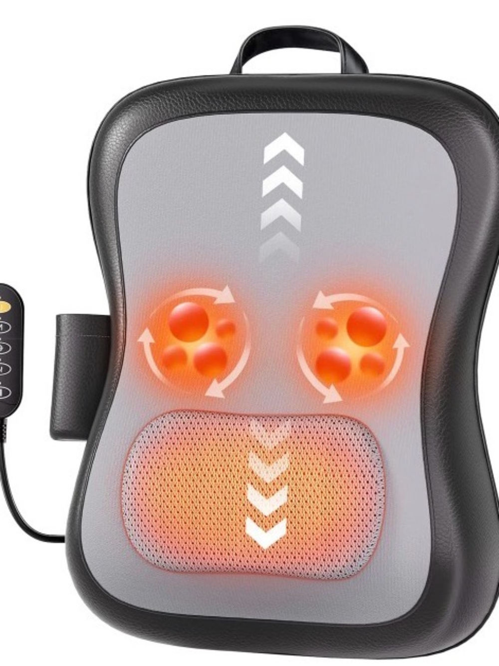 Shiatsu Back and Neck Massager for Pain Relief Deep Tissue, Up and Down Rolling